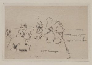 Scheveningen, Kaffeeklatsch (Pettegolezzi) da Walter Richard Sickert