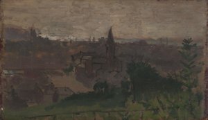 Veduta di Dieppe con Eglise du Pollet