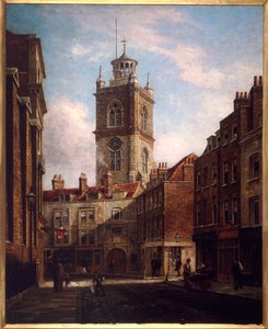 Fore Street e St Giles senza Cripplegate da Walter Riddle