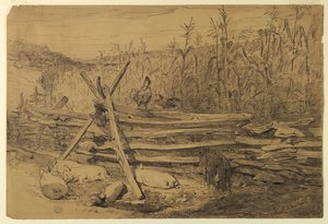 Scena di fattoria da Walter Shirlaw