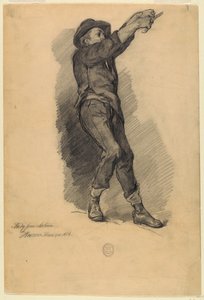 Studio di figura dalla natura da Walter Shirlaw
