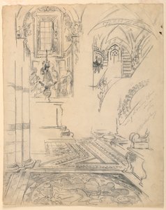 Note del coro del Duomo, Siena, Italia da Walter Shirlaw