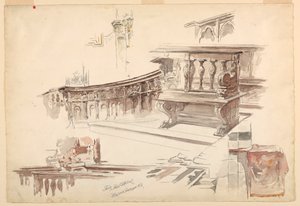 Studi del Duomo di Siena da Walter Shirlaw