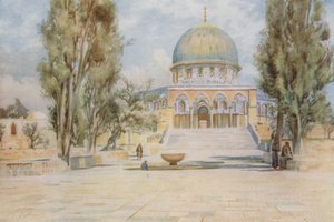 Cupola della Roccia dalla Moschea di El Aksa, Gerusalemme da Walter Spencer Stanhope Tyrwhitt