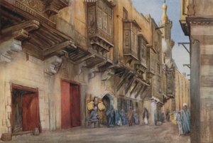 Scena di strada, Bab-el-Sharia, Il Cairo