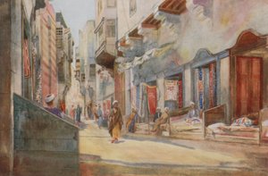 Il bazar dei fabbricanti di tende, Il Cairo da Walter Spencer Stanhope Tyrwhitt