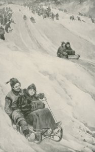 Una pista da slittino in Canada da Walter Stanley Paget