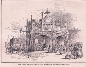 La Croce, Bridgewater, dove Monmouth fu proclamato re AD 1685