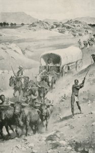 Il grande Trek dei Boeri verso Natal nel 1835-36 da Walter Stanley Paget