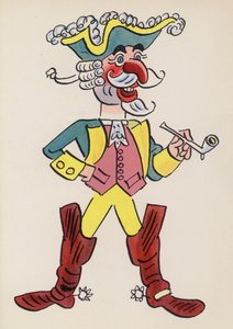 Figure dai libri per bambini: Barone di Münchhausen da Walter Trier