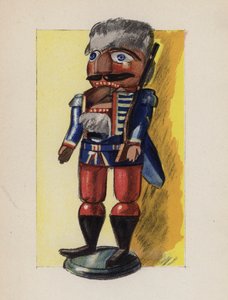 Vecchio giocattolo dipinto da Walter Trier da Walter Trier