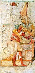 Geroglifici egiziani, Abydos, Egitto, 1910 da Walter Tyndale