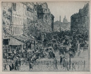 Rue Royale, Parigi, c1913 da Walter Zeising