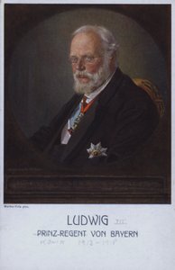 Ludovico III, ultimo re di Baviera, quando era principe reggente da Walther Firle