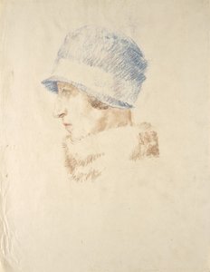 Signora con cappello da Walther Gamerith