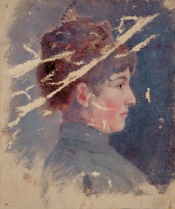 Ritratto di donna di profilo