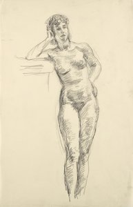 Nudo femminile appoggiato