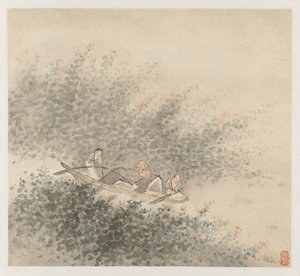 Album di Paesaggi: Foglio 6, 1677 da Wang Gai