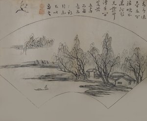Paesaggio dopo Wen Tong 1018-1079, dal Manuale del Giardino di Semi di Senape, Prima Edizione