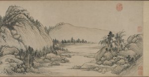 Abitare nelle montagne Fuchun dopo Huang Gongwang, dinastia Qing, 1672 da Wang Hui