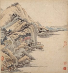 Paesaggi nello stile dei maestri antichi da Wang Jian