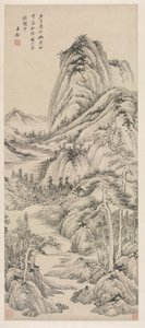 Ombra di Pini in una Valle Nuvolosa, 1660 da Wang Jian
