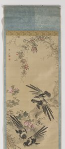 Gazze, melograni e ibisco da Wang Ying