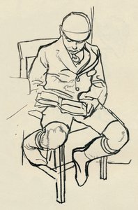 Ragazzo che legge, c1900