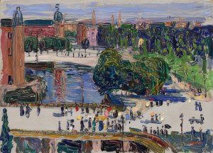 Amsterdam - Vista dalla finestra da Wassily Kandinsky