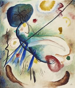 Aquarell mit Strich