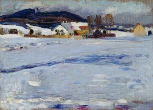 Vicino a Starnberg – Inverno da Wassily Kandinsky