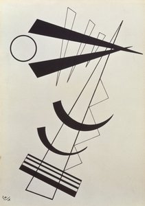 Pesi in cemento in bianco e nero da Wassily Kandinsky