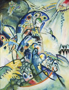 Pettine blu, 1917 da Wassily Kandinsky