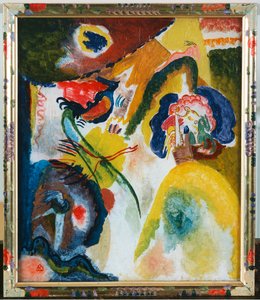 Vetrata con cigno da Wassily Kandinsky