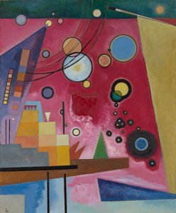 Rosso intenso, 1924 da Wassily Kandinsky