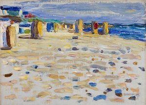 Olanda – Sedie a sdraio sulla spiaggia da Wassily Kandinsky