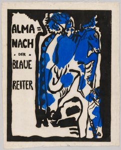 Holzschnitt für den Almanach "Der Blaue Reiter" da Wassily Kandinsky