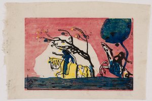 Klänge S.1 (Reiter und Reiterin) da Wassily Kandinsky