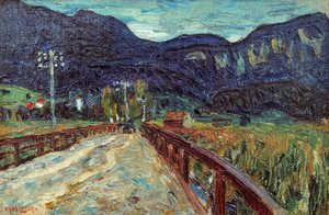 Kochel – Il ponte da Wassily Kandinsky