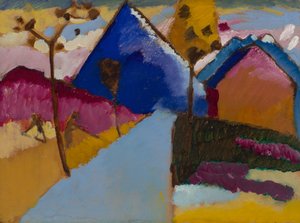 Kochel – Strada dritta da Wassily Kandinsky