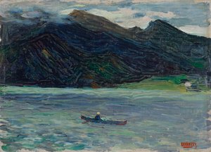 Kochel – Lago con barca
