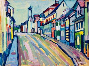 Murnau - Strada del Mercato Inferiore da Wassily Kandinsky