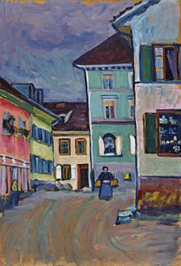 Murnau. Johannisstrasse, 1908 da Wassily Kandinsky