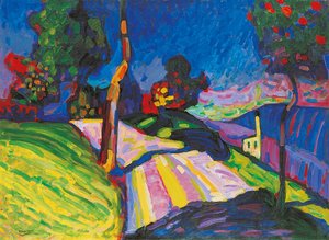 Murnau, Kohlgruberstraße, 1908 da Wassily Kandinsky
