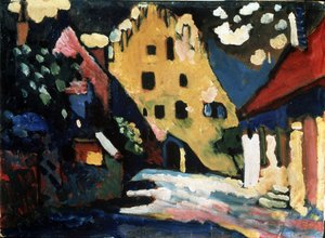 Murnau. La corte del castello (dipinto di Vassily Kandinsky) da Wassily Kandinsky