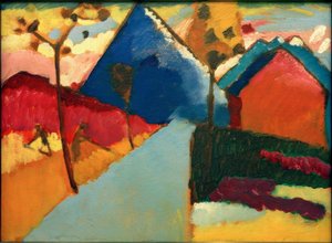 Studio naturale da Murnau I da Wassily Kandinsky