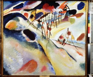 Paysage. Dipinto di Vassily Kandinsky