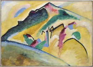 Paesaggio autunnale, dipinto di Vassily Kandinsky (o Wassily Kandinski o Kandinskij)