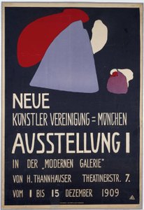 Manifesto per la prima mostra della Neue Künstlervereinigung München