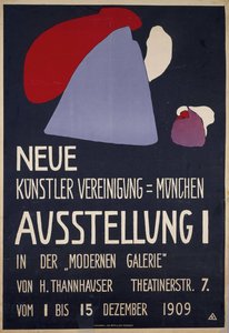 Poster per la 1ª Esposizione della Neue Künstlervereinigung München, 1909